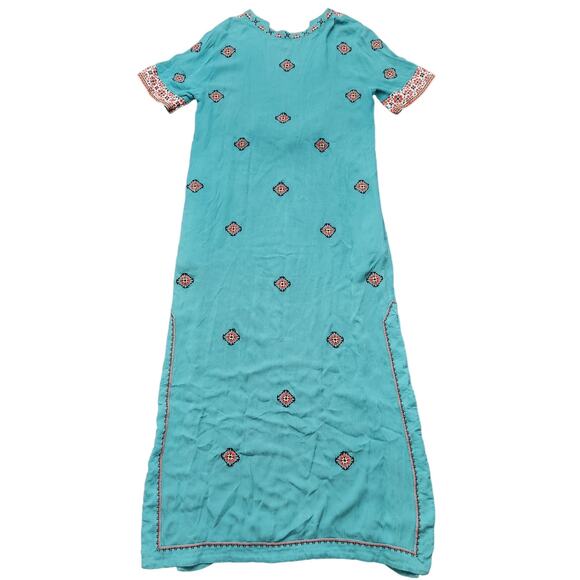 Sundance Paradise Memories Embroidered Maxi Dress Size Small - Picture 7 of 7